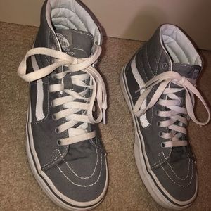 Grey High Top Vans